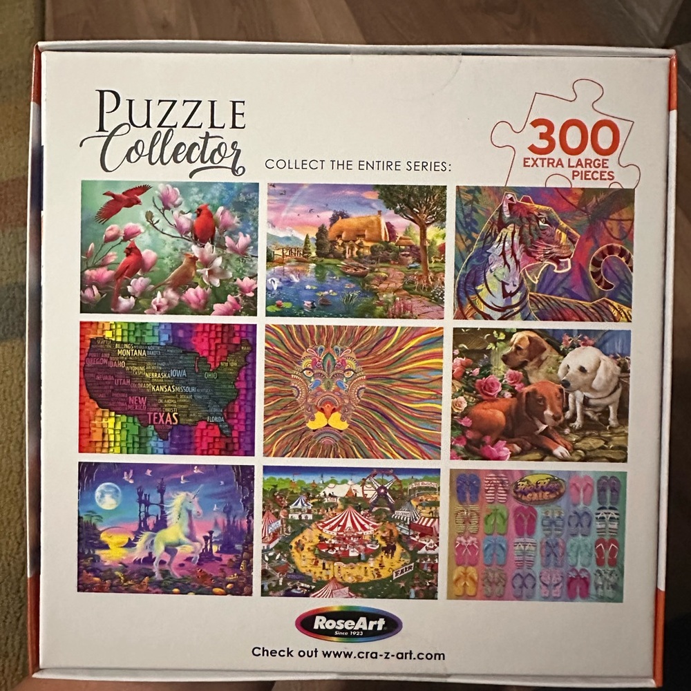 Puzzle Collector Rainbow Map 300 Pieces - Picture 2 of 3